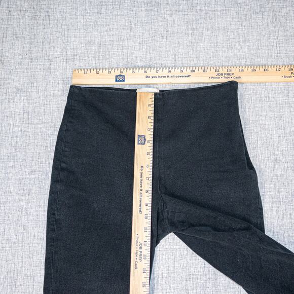 Sezane Women's Ciara Trousers High-Rise Flared Legs in Black sz 36 - Picture 6 of 13